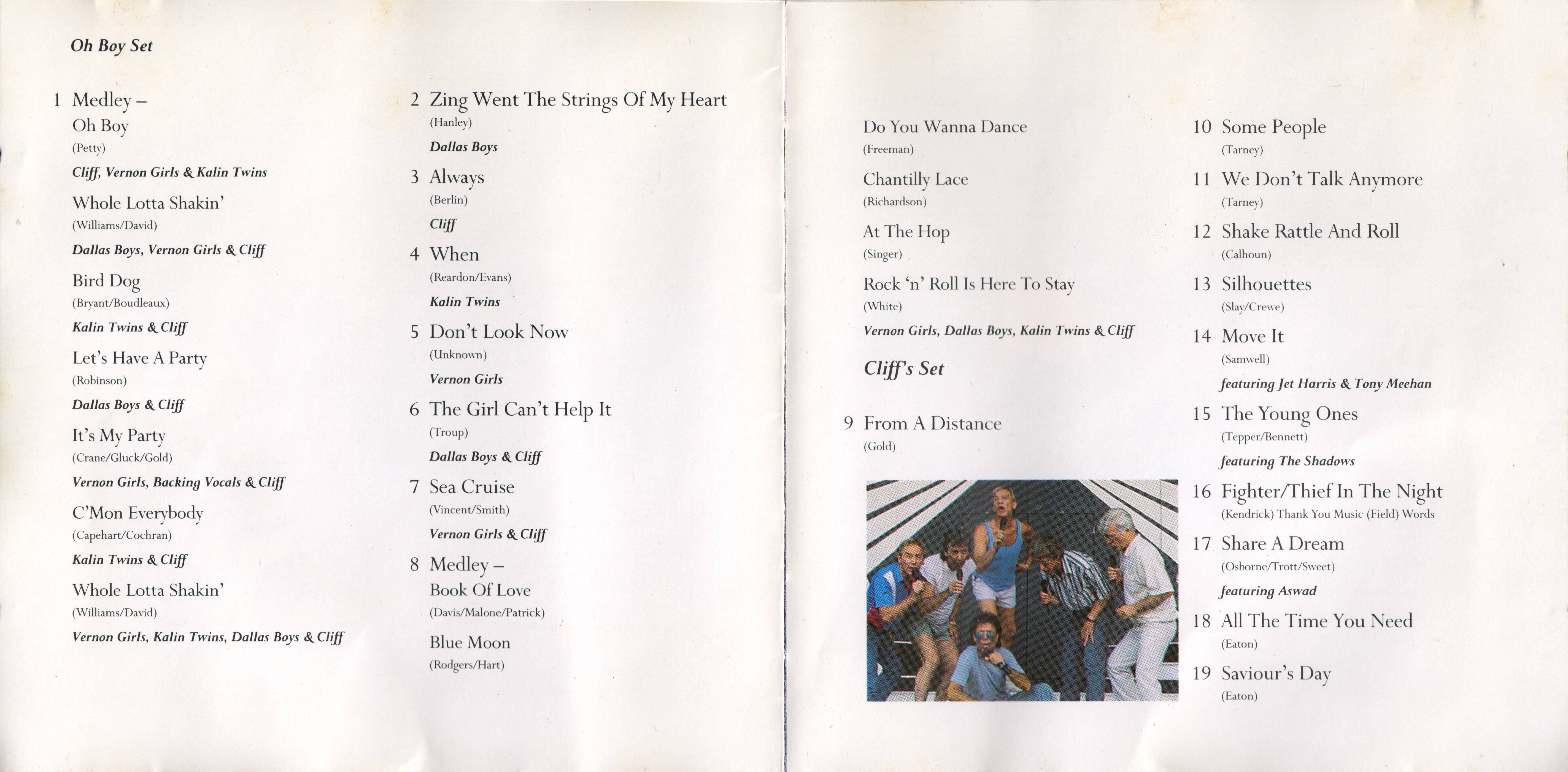 Cliff Richard From A Distance The Event : Booklet 2